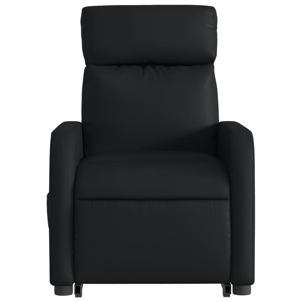 Fauteuil inclinable de massage Noir Similicuir Fauteuils vidaXL   