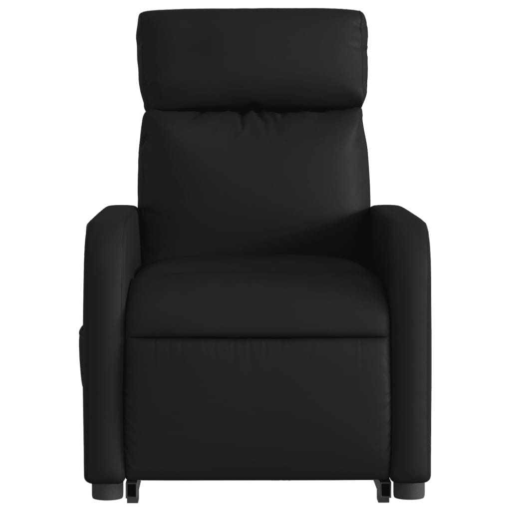 Fauteuil inclinable de massage électrique noir similicuir Fauteuils vidaXL   