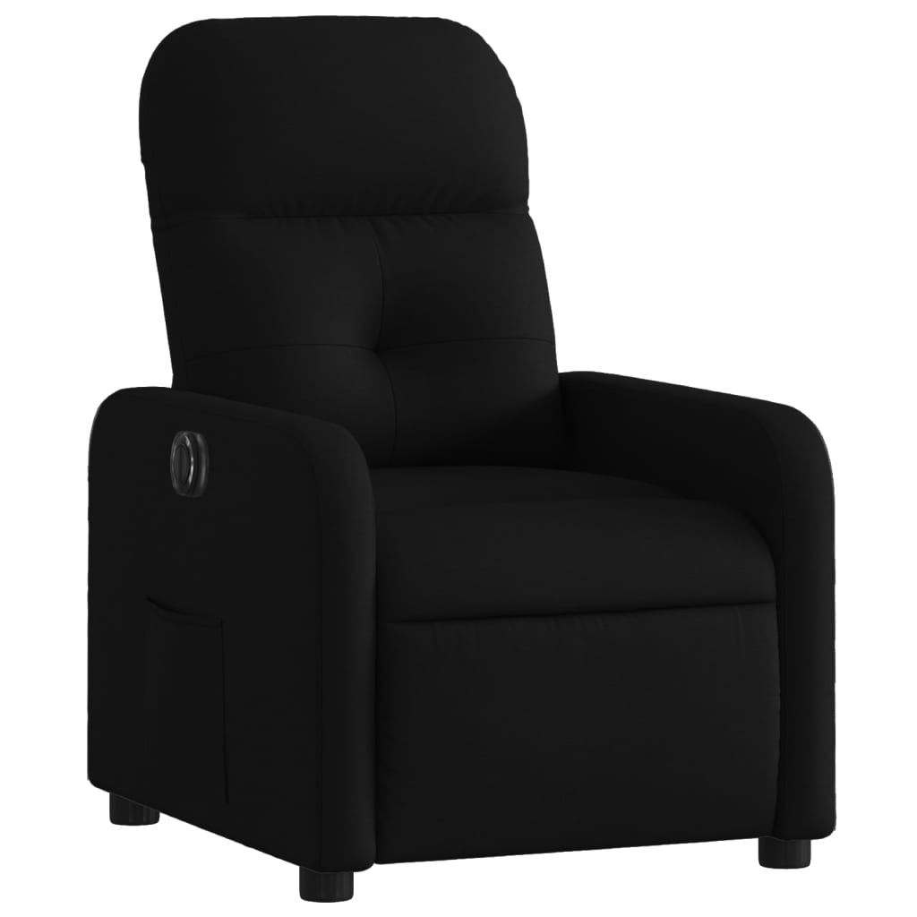 Fauteuil inclinable électrique Noir Tissu Fauteuils vidaXL   