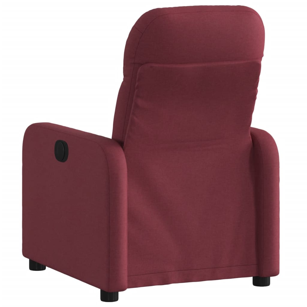 Fauteuil inclinable électrique Rouge bordeaux Tissu - Xios Store SNC