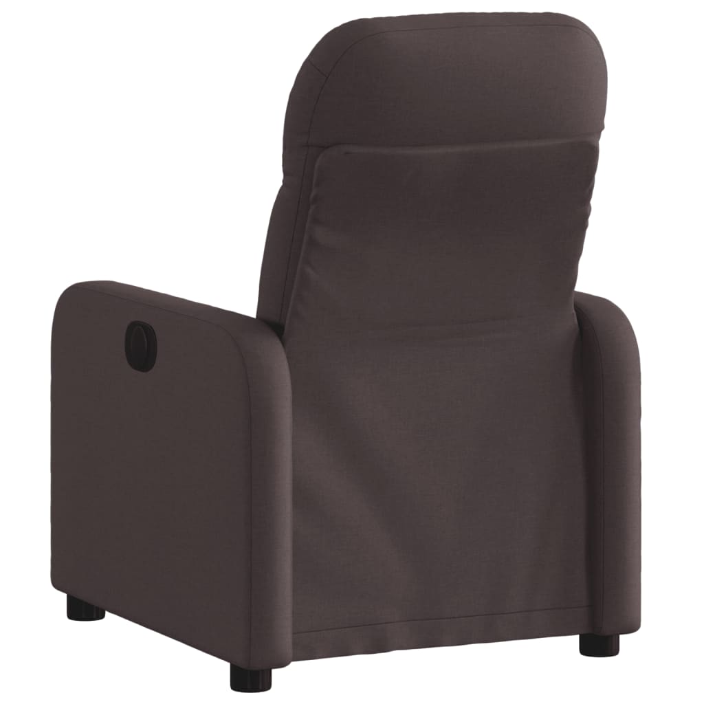 Fauteuil inclinable électrique Marron foncé Tissu - Xios Store SNC