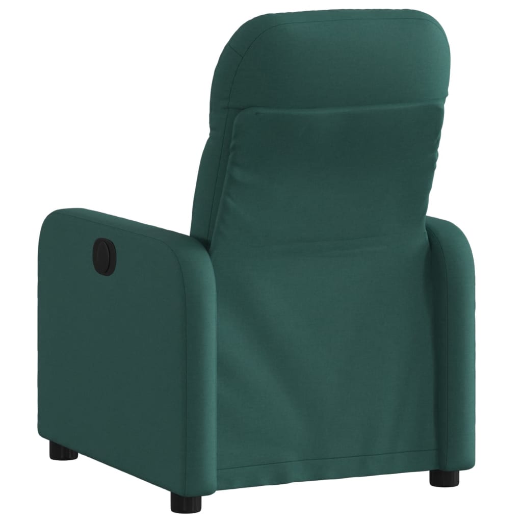 Fauteuil inclinable électrique Vert foncé Tissu - Xios Store SNC