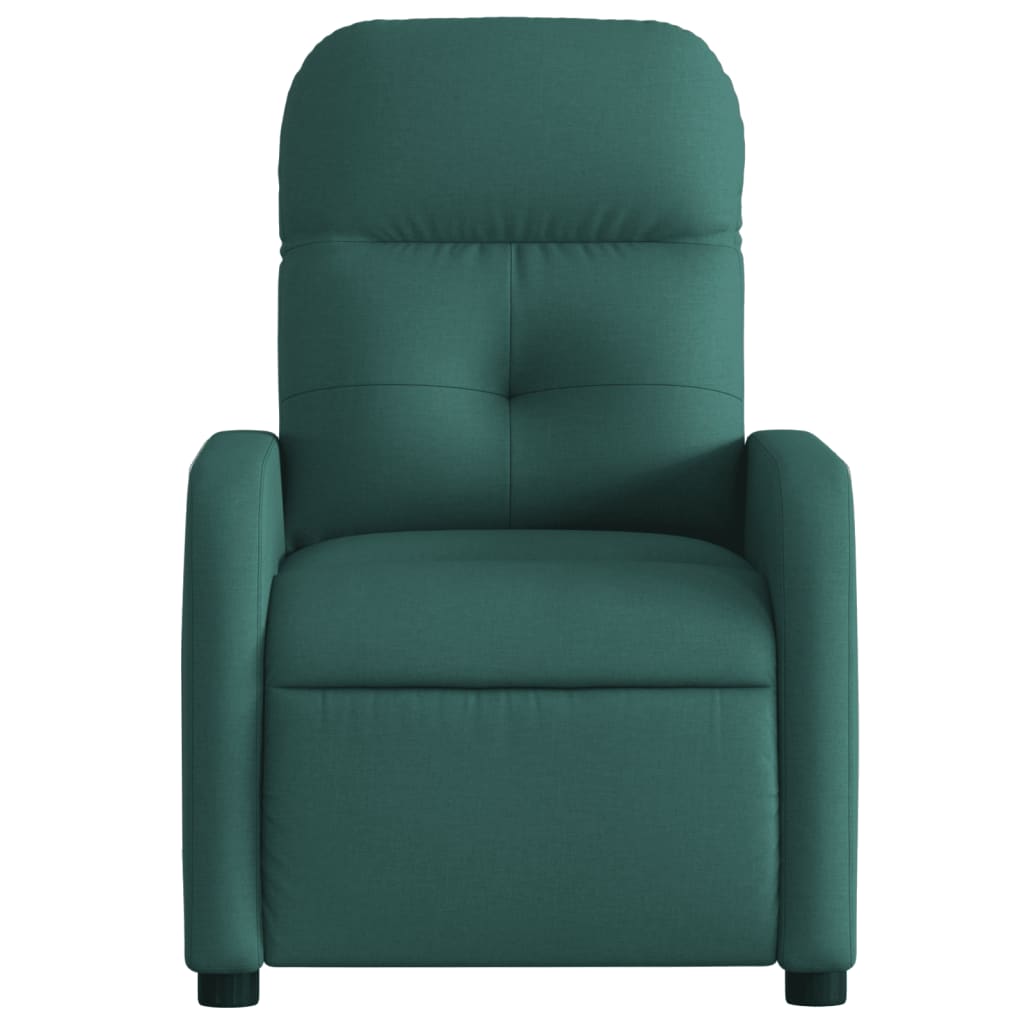 Fauteuil inclinable électrique Vert foncé Tissu - Xios Store SNC