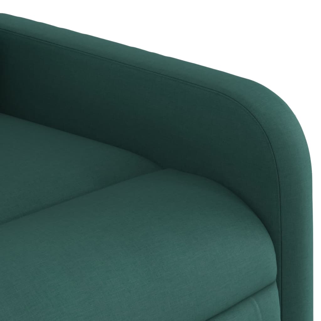 Fauteuil inclinable électrique Vert foncé Tissu - Xios Store SNC