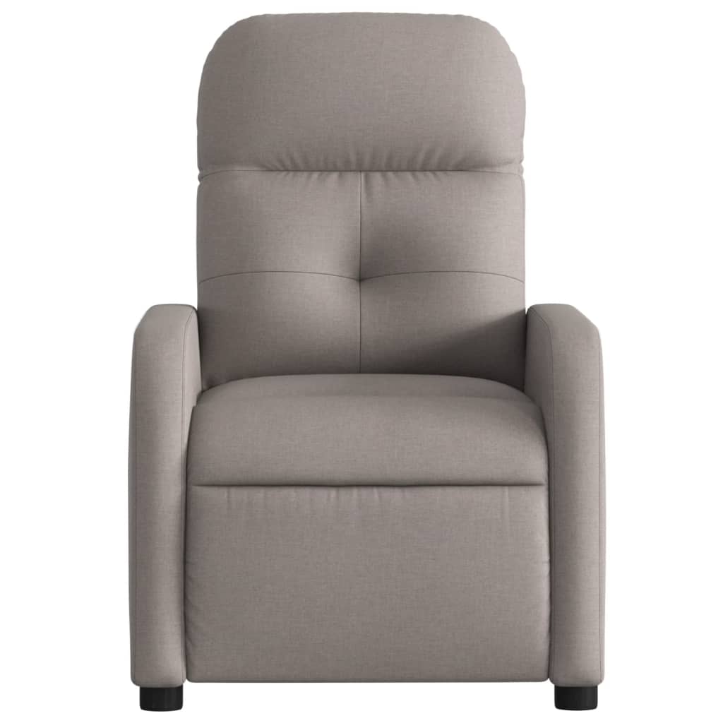 Fauteuil inclinable électrique Taupe Tissu Fauteuils vidaXL   