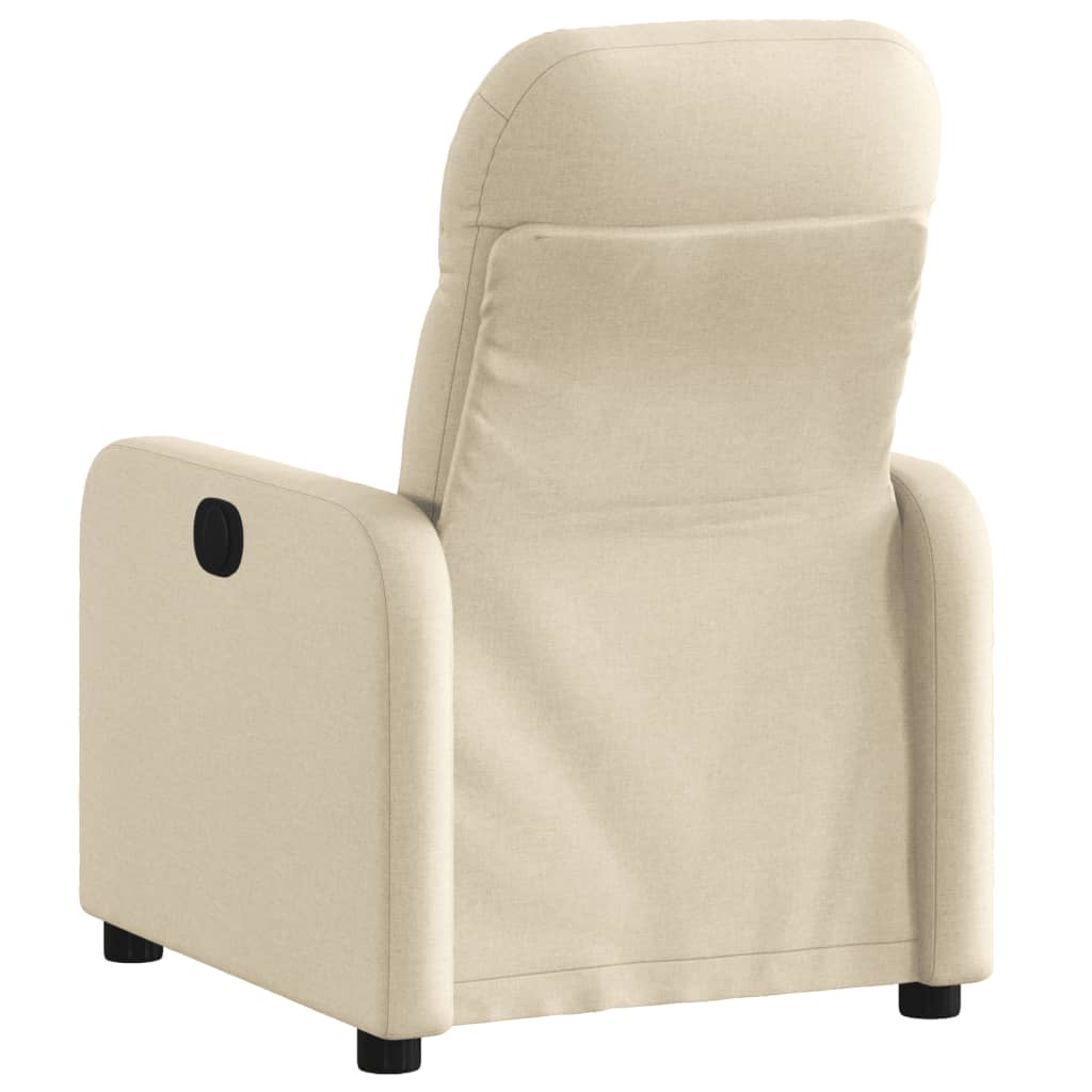 Fauteuil inclinable électrique Crème Tissu - Xios Store SNC