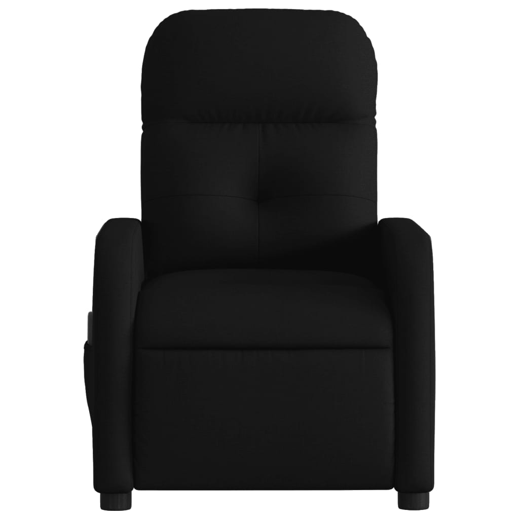 Fauteuil de massage inclinable électrique Noir Tissu Fauteuils vidaXL   