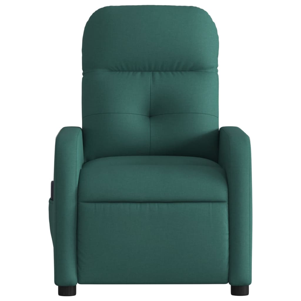 Fauteuil de massage inclinable électrique Vert foncé Tissu - Xios Store SNC