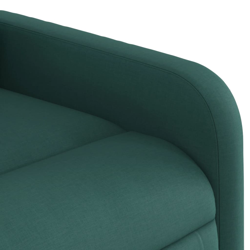 Fauteuil de massage inclinable électrique Vert foncé Tissu - Xios Store SNC