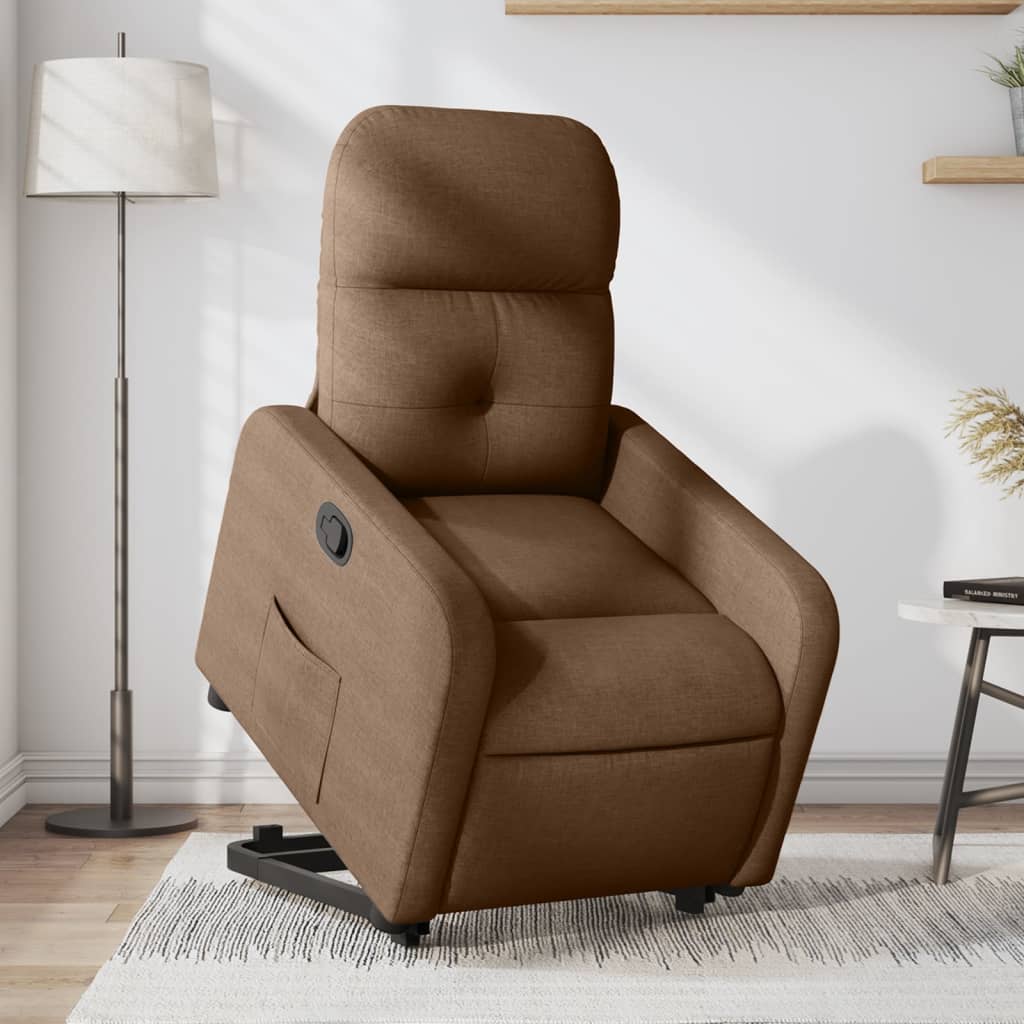 Fauteuil inclinable Marron Tissu - Xios Store SNC