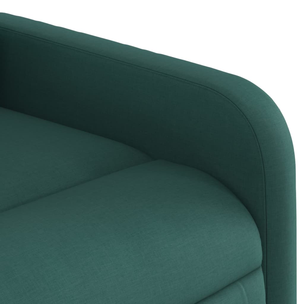 Fauteuil inclinable vert foncé tissu - Xios Store SNC