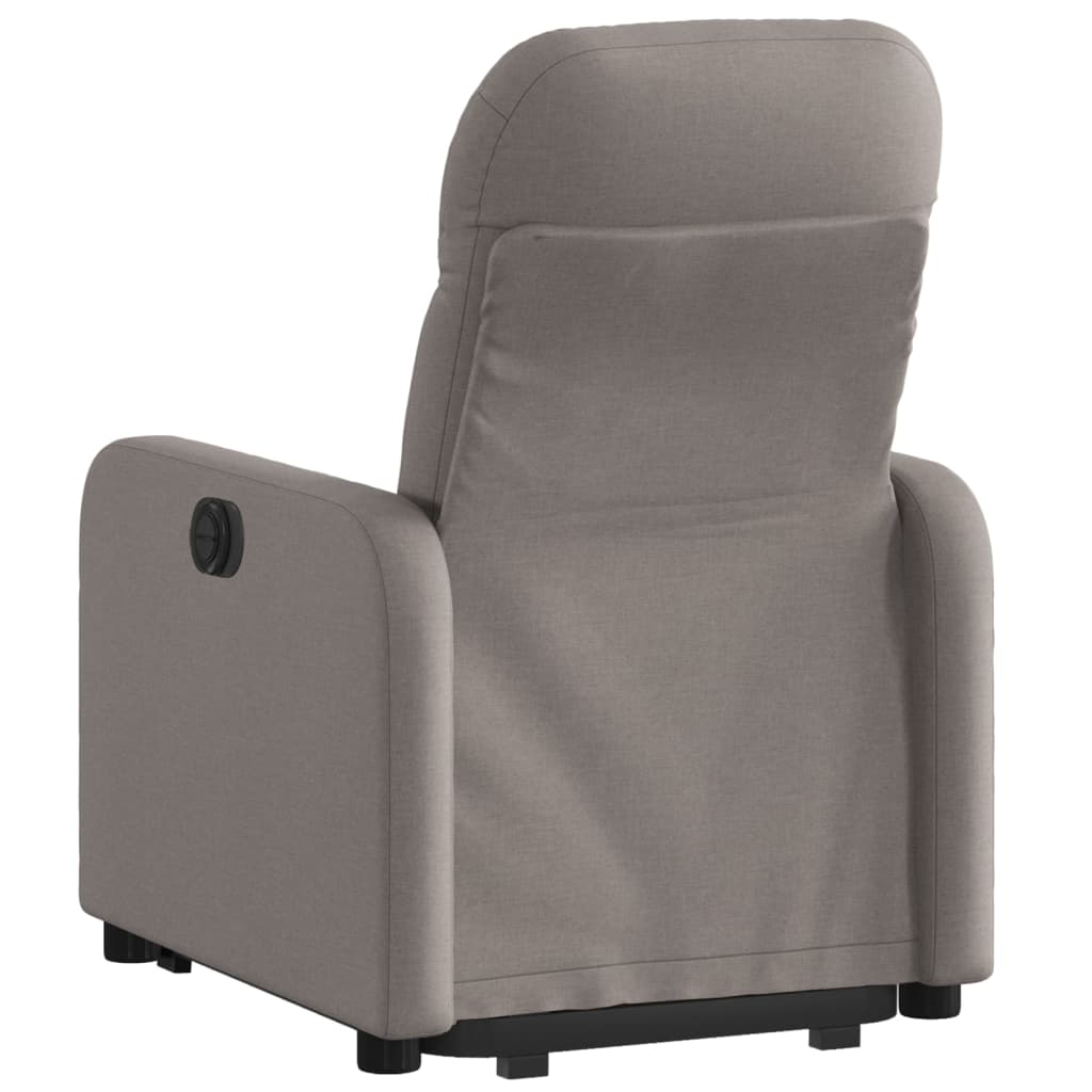 Fauteuil inclinable taupe tissu Fauteuils vidaXL   