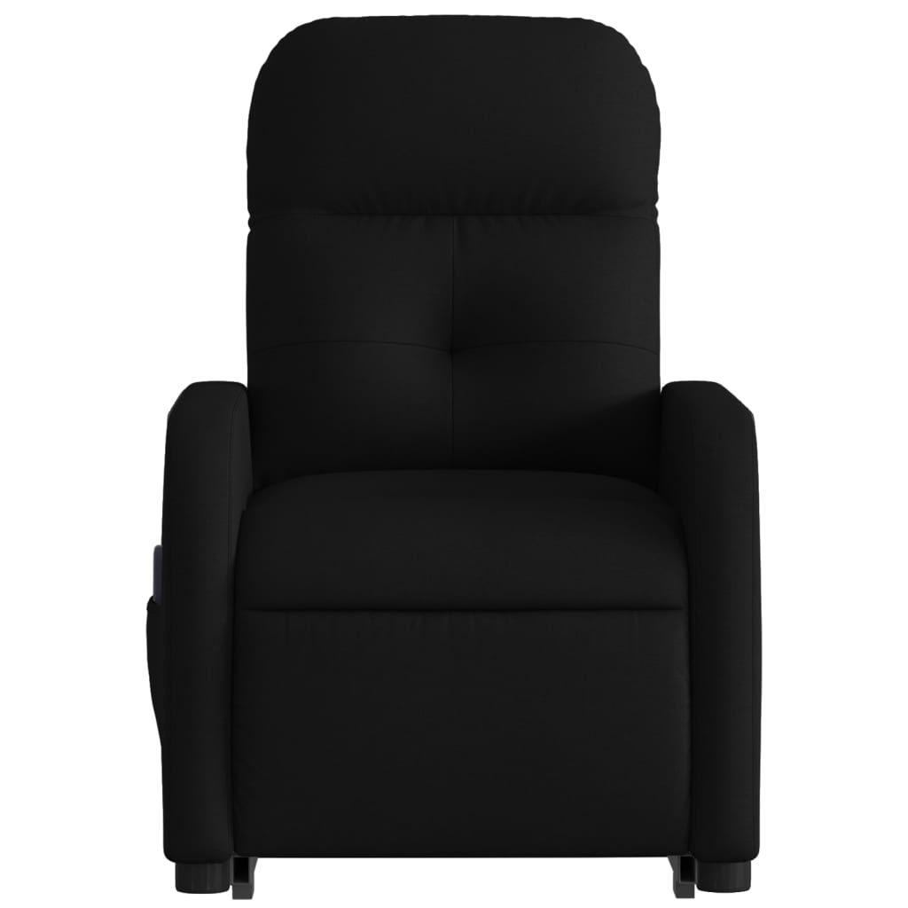 Fauteuil de massage inclinable Noir Tissu Fauteuils vidaXL   