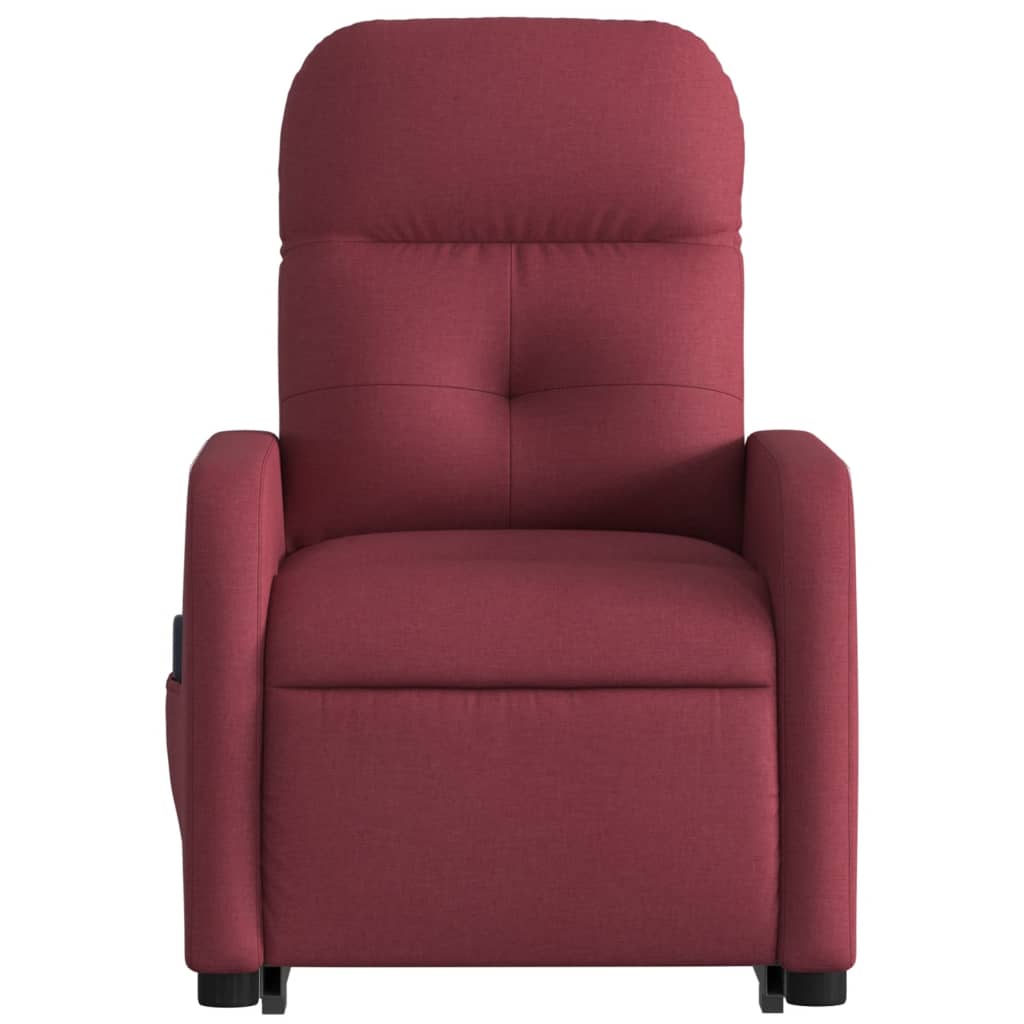 Fauteuil inclinable de massage Rouge bordeaux Tissu - Xios Store SNC