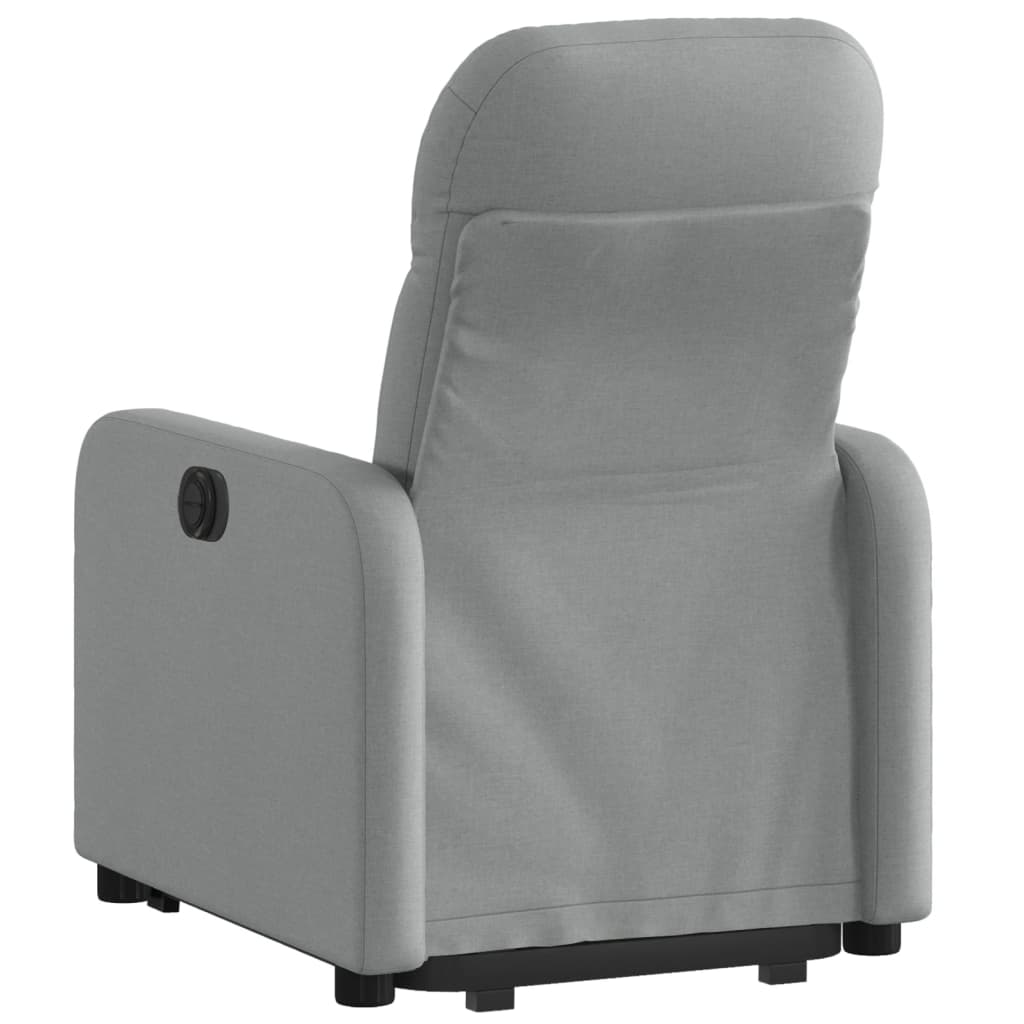 Fauteuil inclinable électrique gris clair tissu Fauteuils vidaXL   