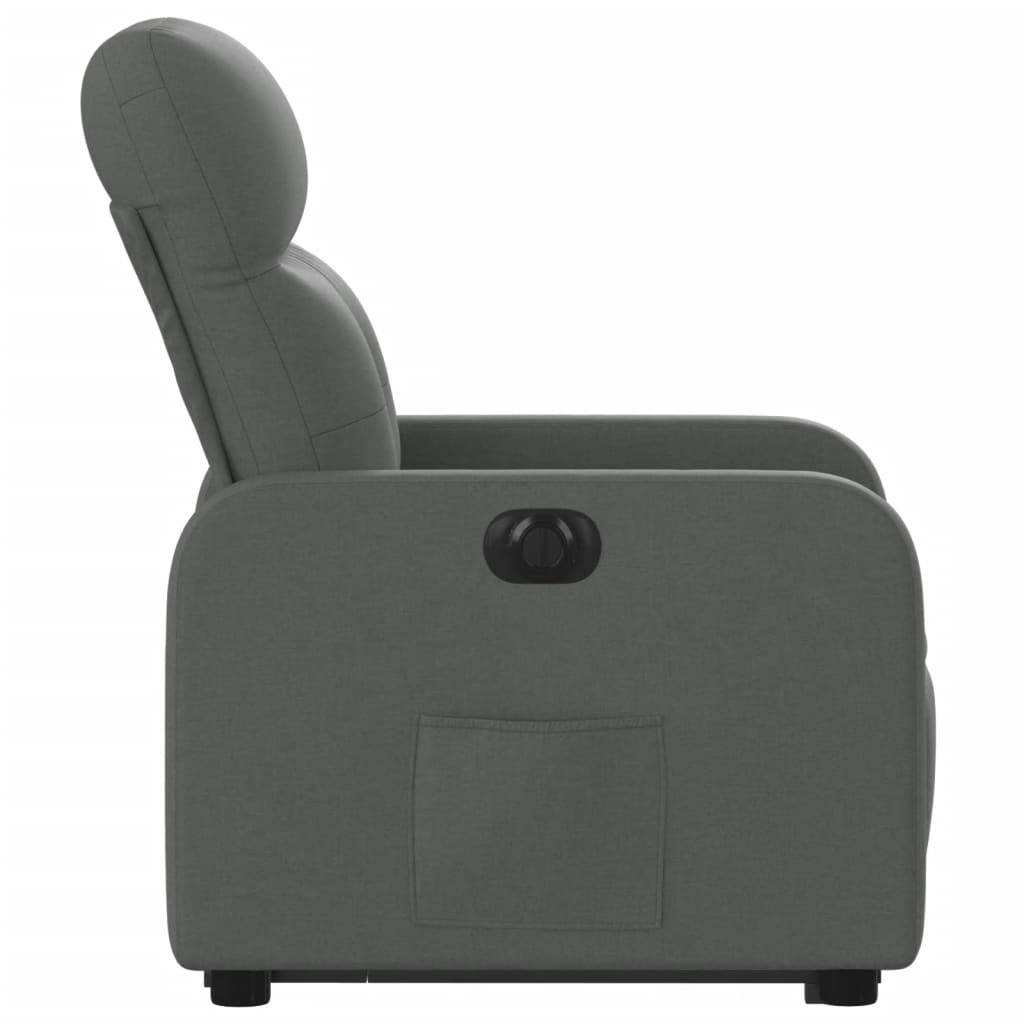 Fauteuil inclinable électrique gris foncé tissu Fauteuils vidaXL   