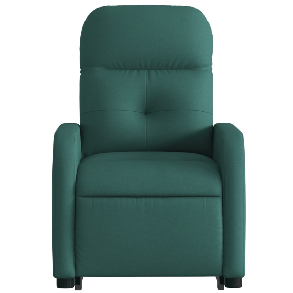 Fauteuil inclinable électrique vert foncé tissu - Xios Store SNC