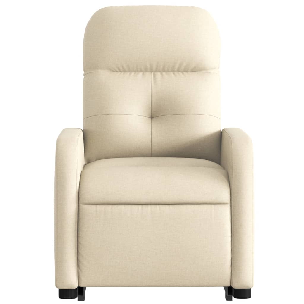 Fauteuil inclinable électrique crème tissu - Xios Store SNC