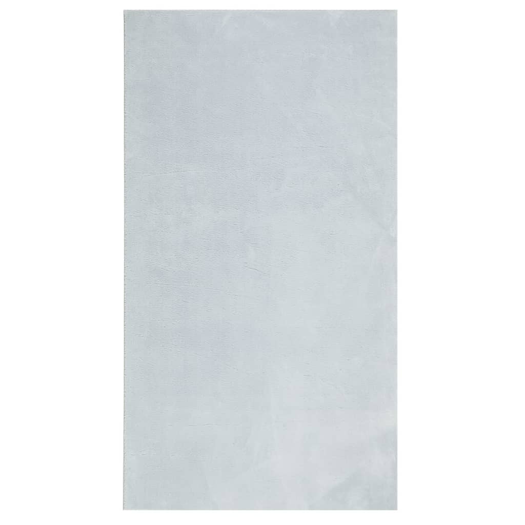 Tapis à poils courts doux et lavable bleu 60x110 cm Tapis vidaXL   