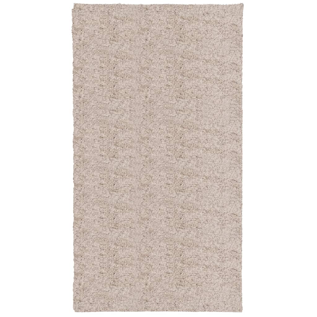 Tapis shaggy PAMPLONA poils longs moderne beige 60x110 cm Tapis vidaXL   