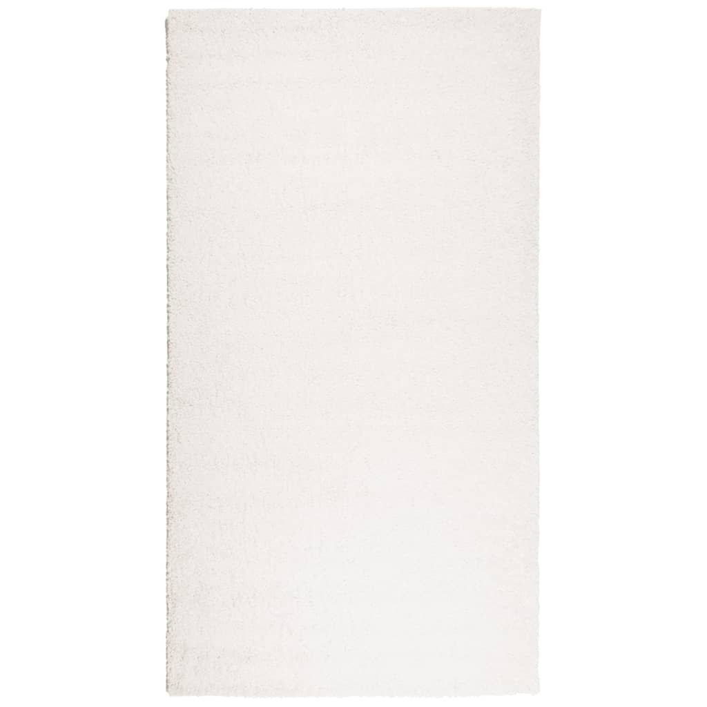 Tapis shaggy PAMPLONA poils longs moderne crème 60x110 cm Tapis vidaXL   