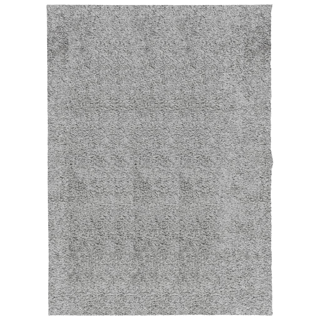 Tapis shaggy PAMPLONA poils longs moderne gris 140x200 cm - Xios Store SNC