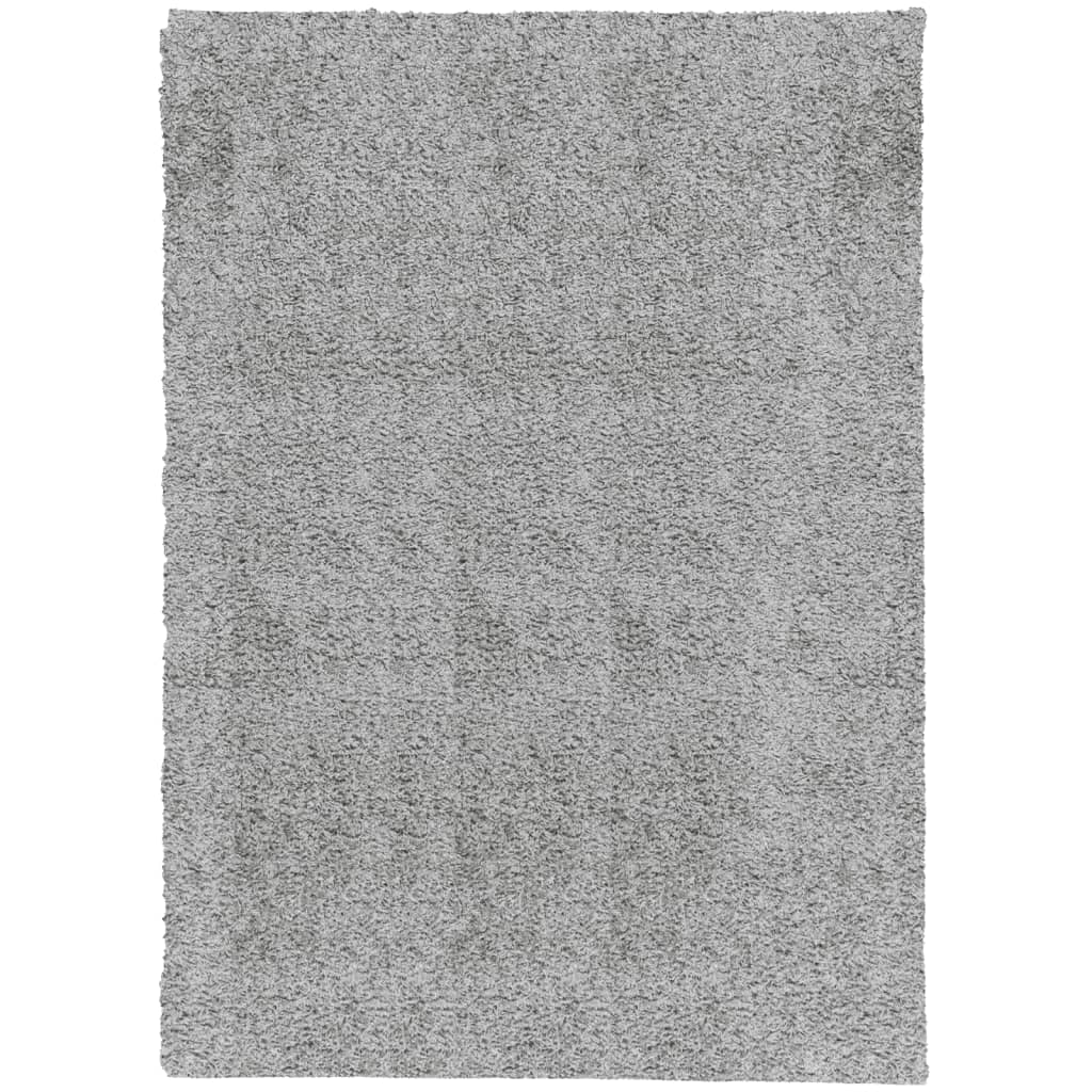 Tapis shaggy PAMPLONA poils longs moderne gris 200x280 cm - Xios Store SNC