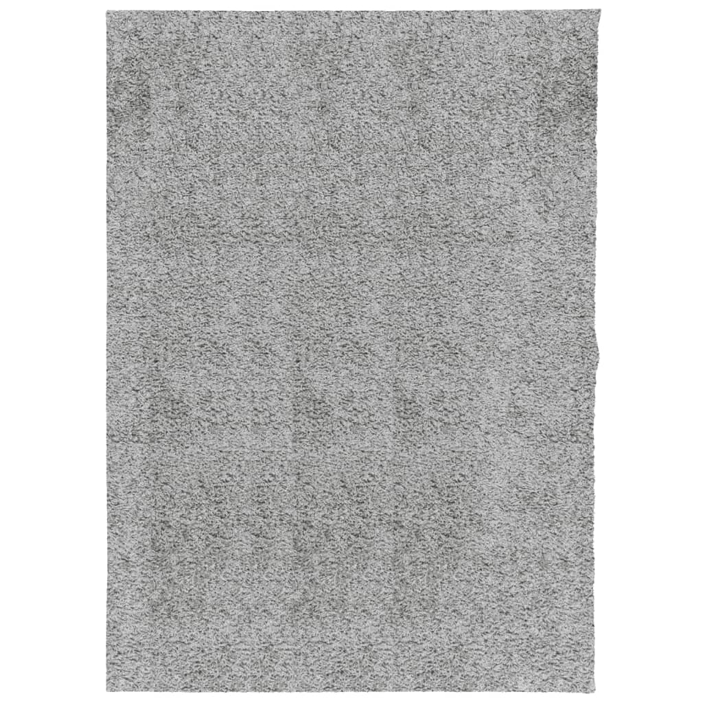 Tapis shaggy PAMPLONA poils longs moderne gris 240x340 cm - Xios Store SNC