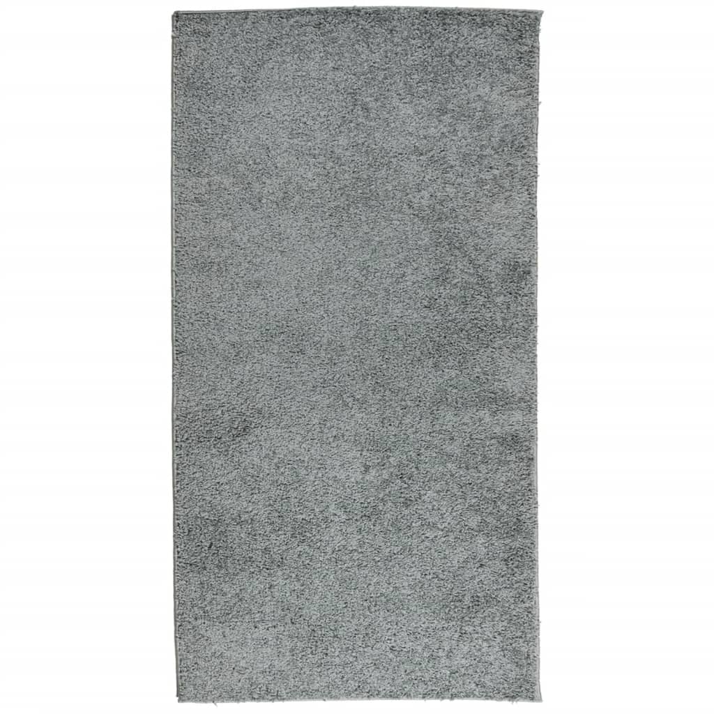 Tapis shaggy PAMPLONA poils longs moderne vert 80x150 cm - Xios Store SNC