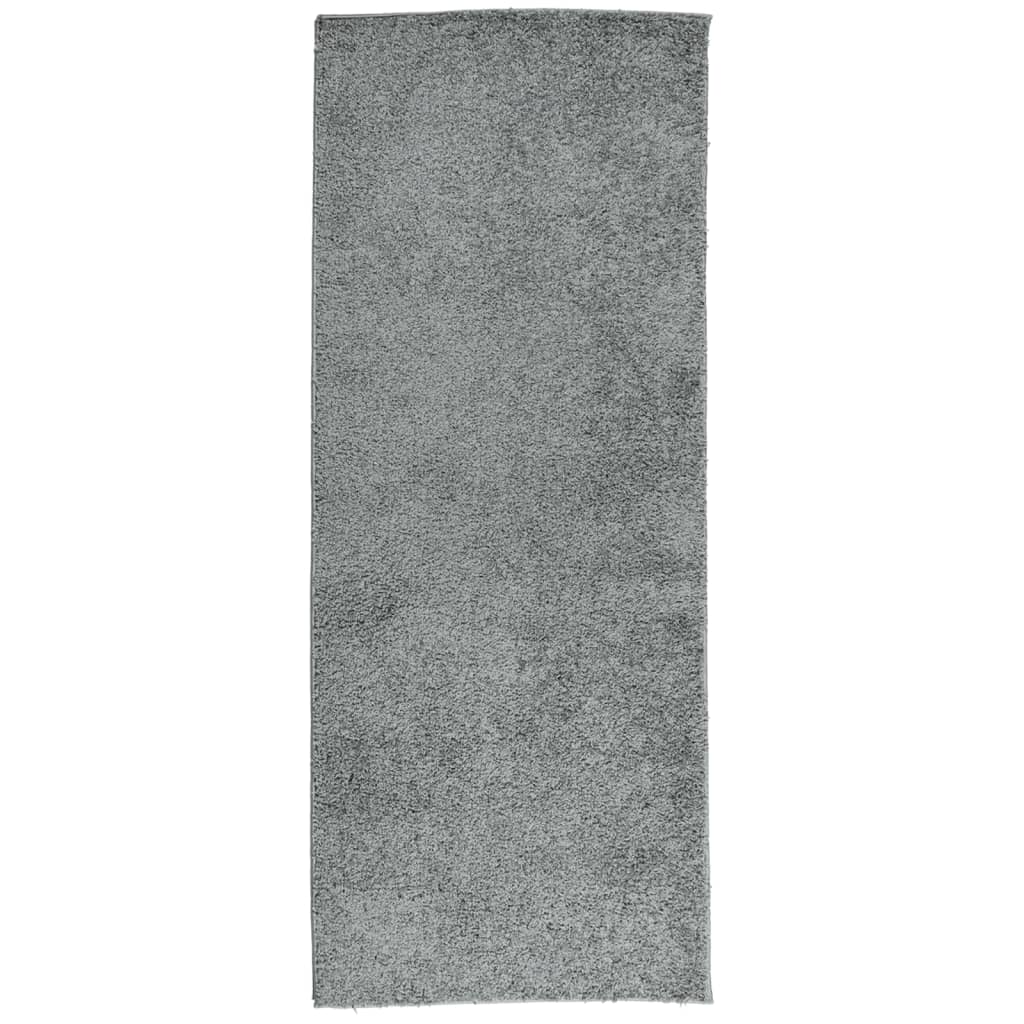 Tapis shaggy PAMPLONA poils longs moderne vert 80x200 cm - Xios Store SNC