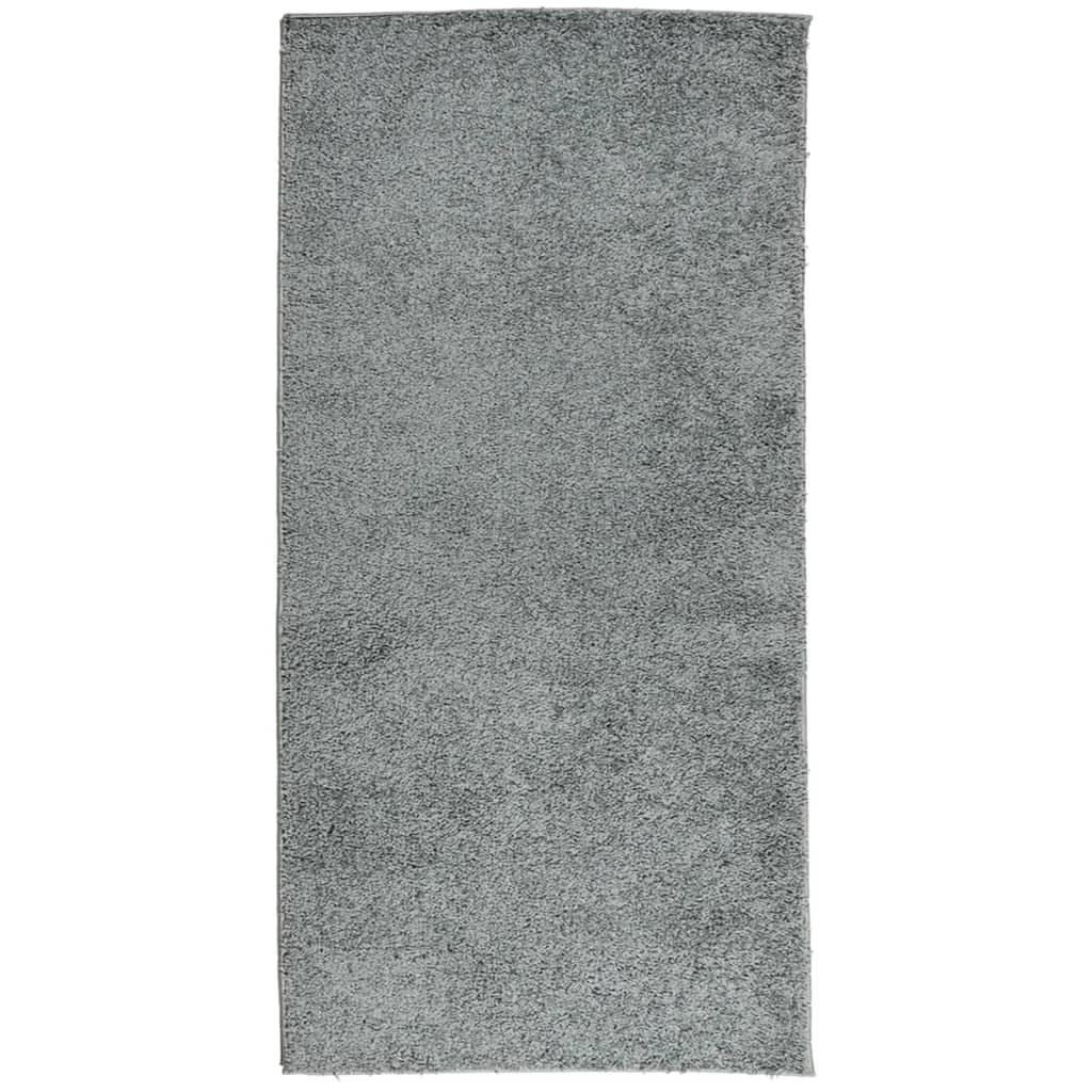 Tapis shaggy PAMPLONA poils longs moderne vert 100x200 cm - Xios Store SNC