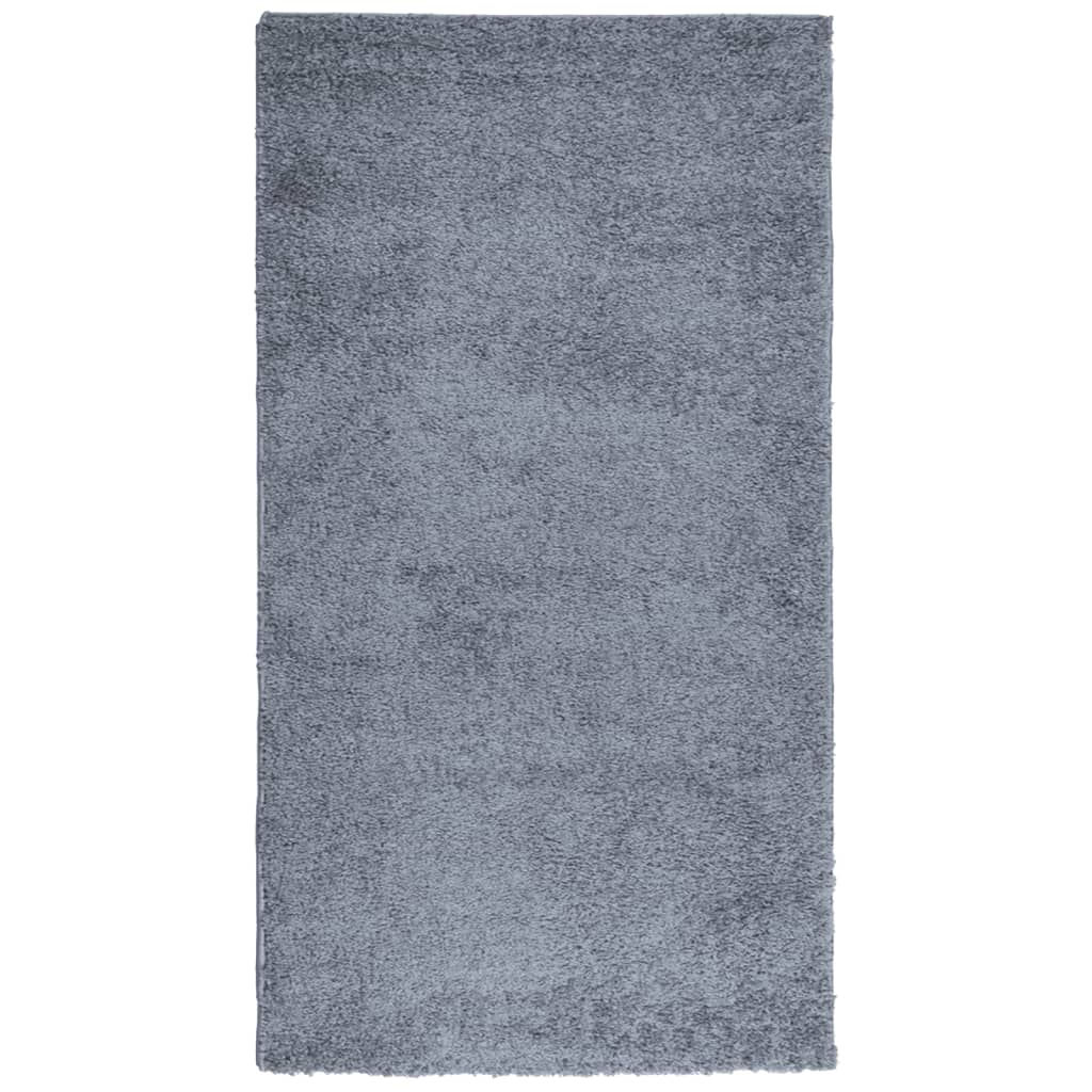 Tapis shaggy PAMPLONA poils longs moderne bleu 60x110 cm Tapis vidaXL   