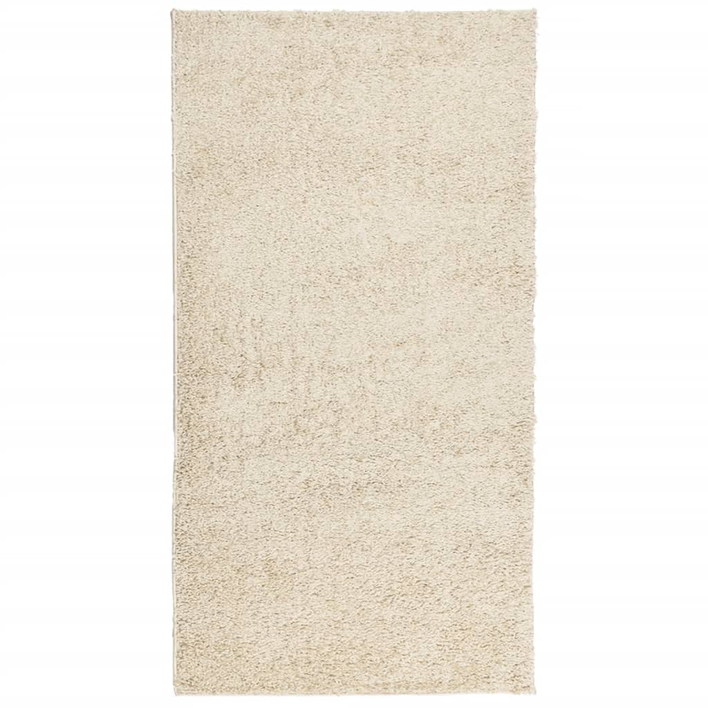 Tapis shaggy PAMPLONA poils longs moderne doré 80x150 cm Tapis vidaXL   