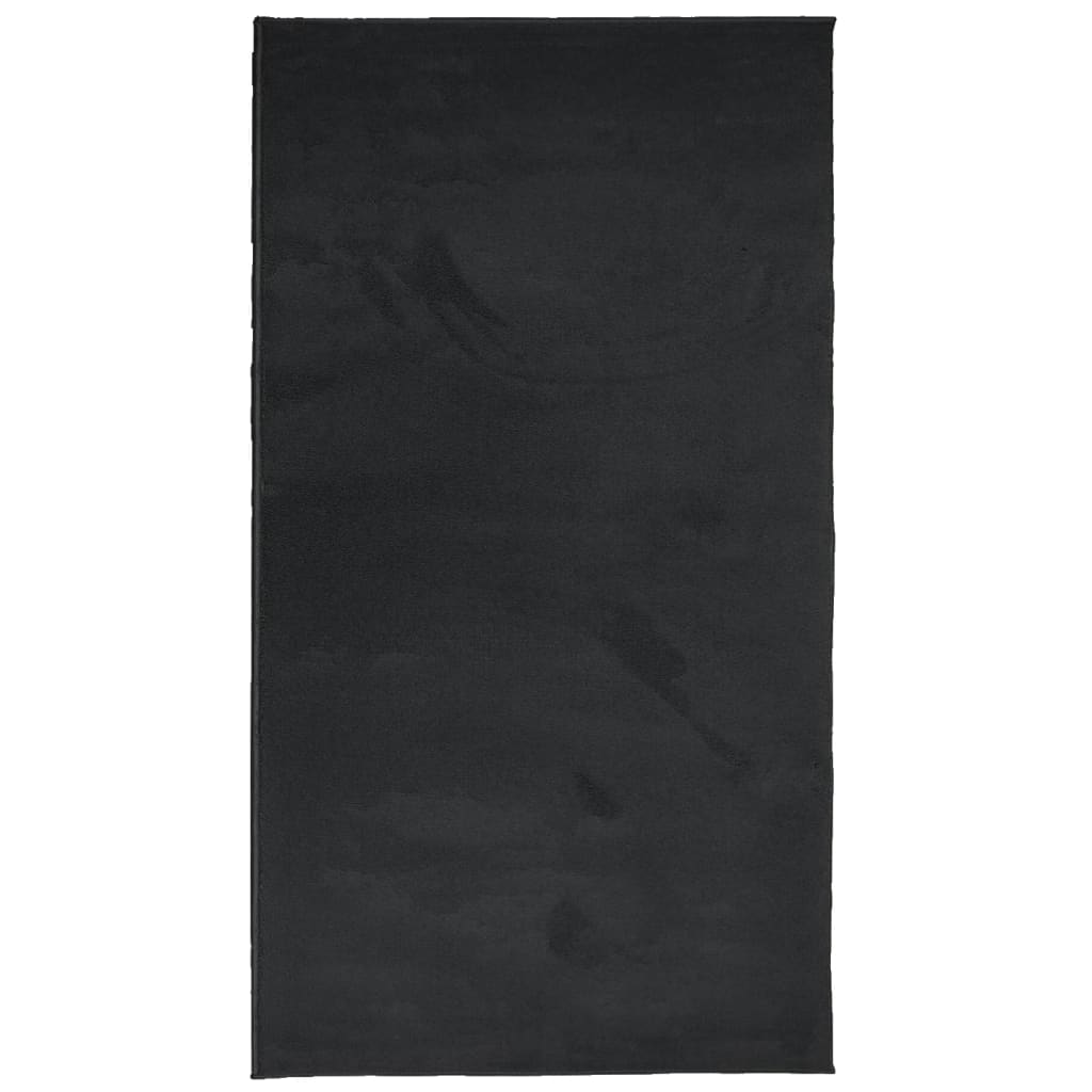 Tapis OVIEDO à poils courts noir 60x110 cm Tapis vidaXL   