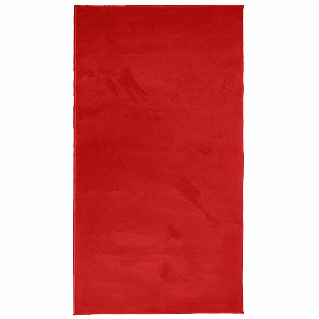 Tapis OVIEDO à poils courts rouge 60x110 cm Tapis vidaXL   