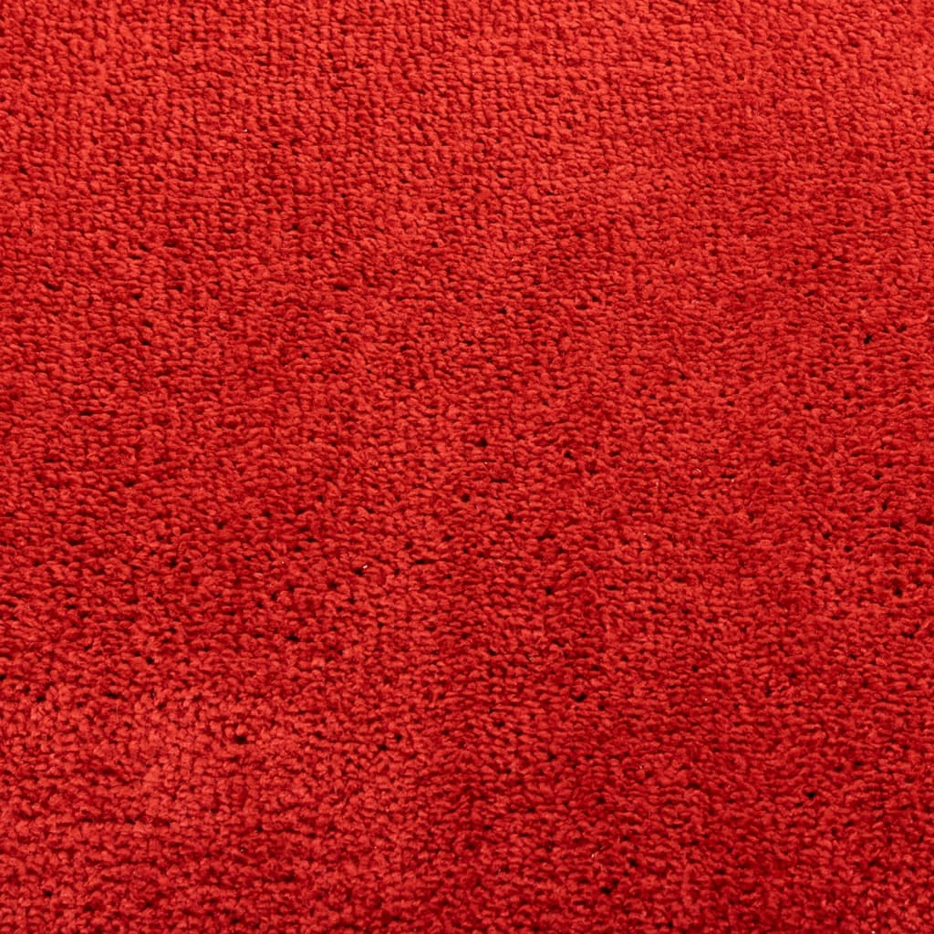 Tapis OVIEDO à poils courts rouge 60x110 cm Tapis vidaXL   