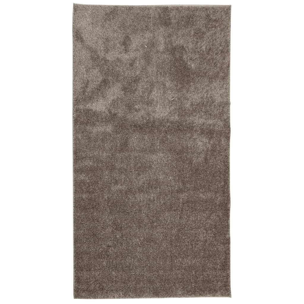 Tapis ISTAN à poils longs aspect brillant gris 80x150 cm Tapis vidaXL   