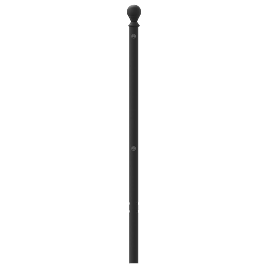 Tête de lit métal noir 193 cm Têtes et pieds de lit vidaXL   