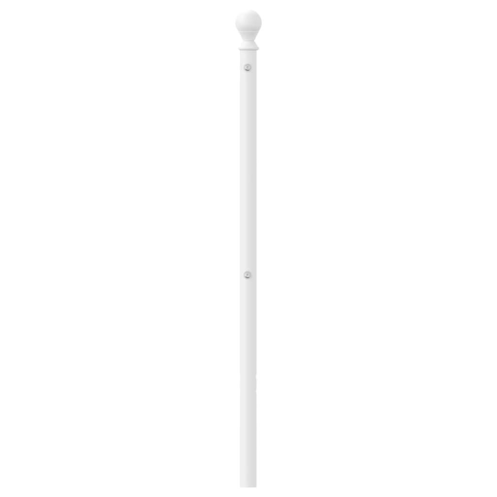 Tête de lit métal blanc 75 cm Têtes et pieds de lit vidaXL   