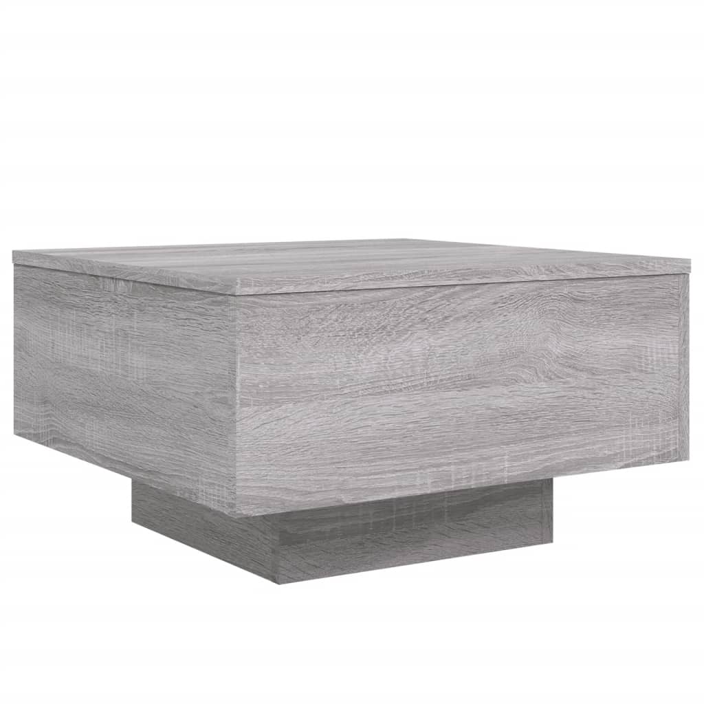 Table basse sonoma gris 55x55x31 cm bois d'ingénierie Tables basses vidaXL   