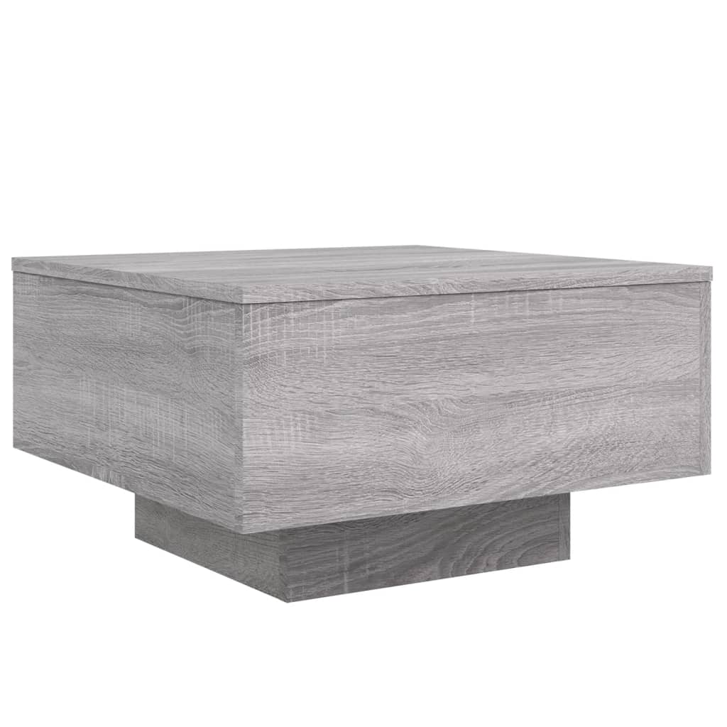 Table basse sonoma gris 55x55x31 cm bois d'ingénierie Tables basses vidaXL   