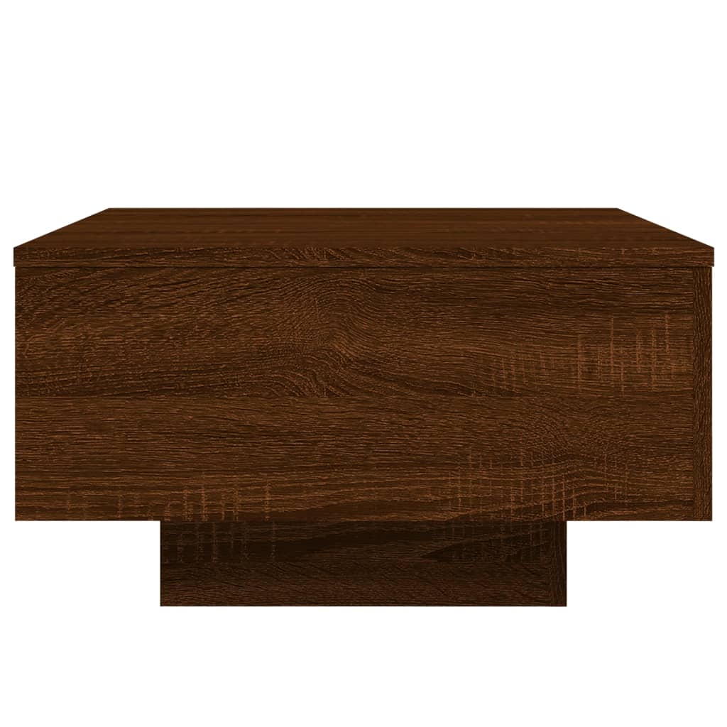 Table basse chêne marron 55x55x31 cm bois d'ingénierie Tables basses vidaXL   