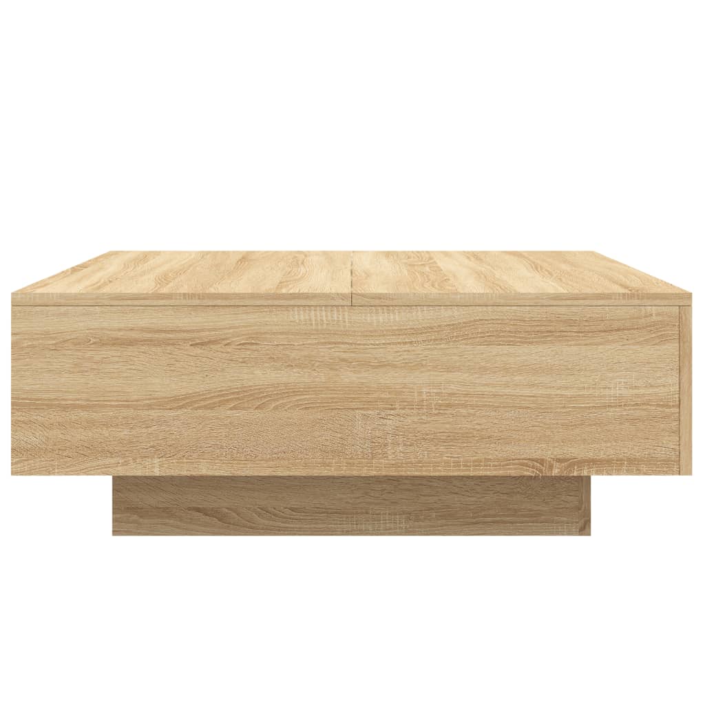 Table basse chêne sonoma 80x80x31 cm bois d'ingénierie Tables basses vidaXL   