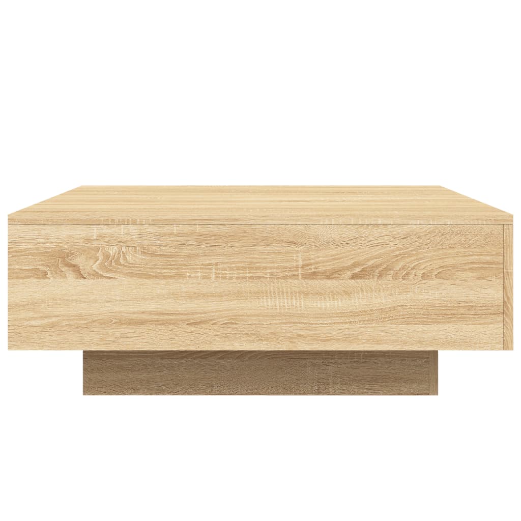 Table basse chêne sonoma 80x80x31 cm bois d'ingénierie Tables basses vidaXL   