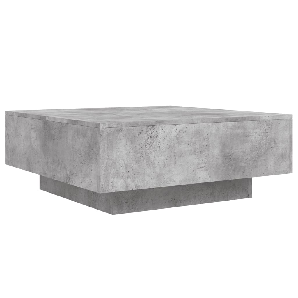 Table basse gris béton 80x80x31 cm bois d'ingénierie Tables basses vidaXL