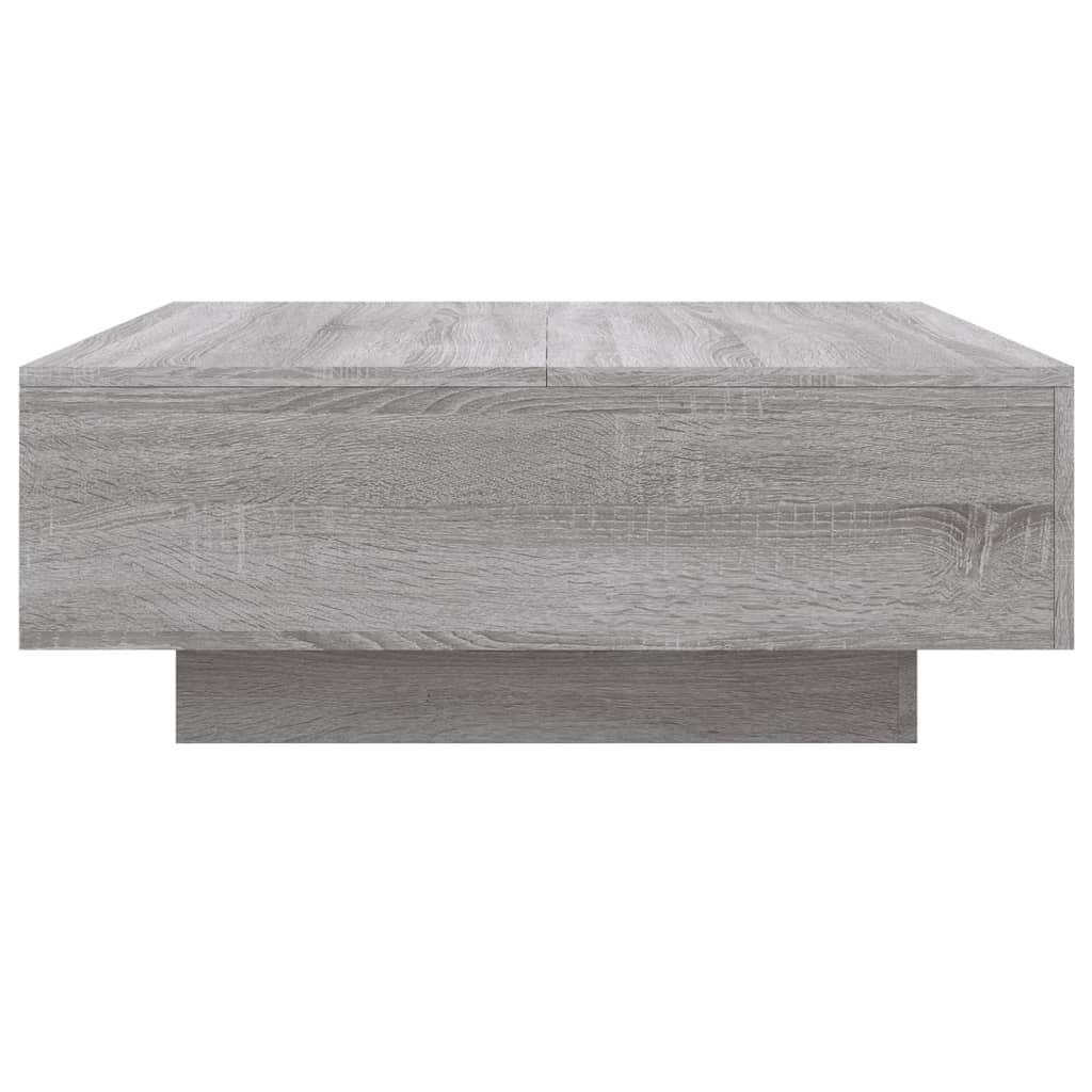 Table basse sonoma gris 80x80x31 cm bois d'ingénierie Tables basses vidaXL   