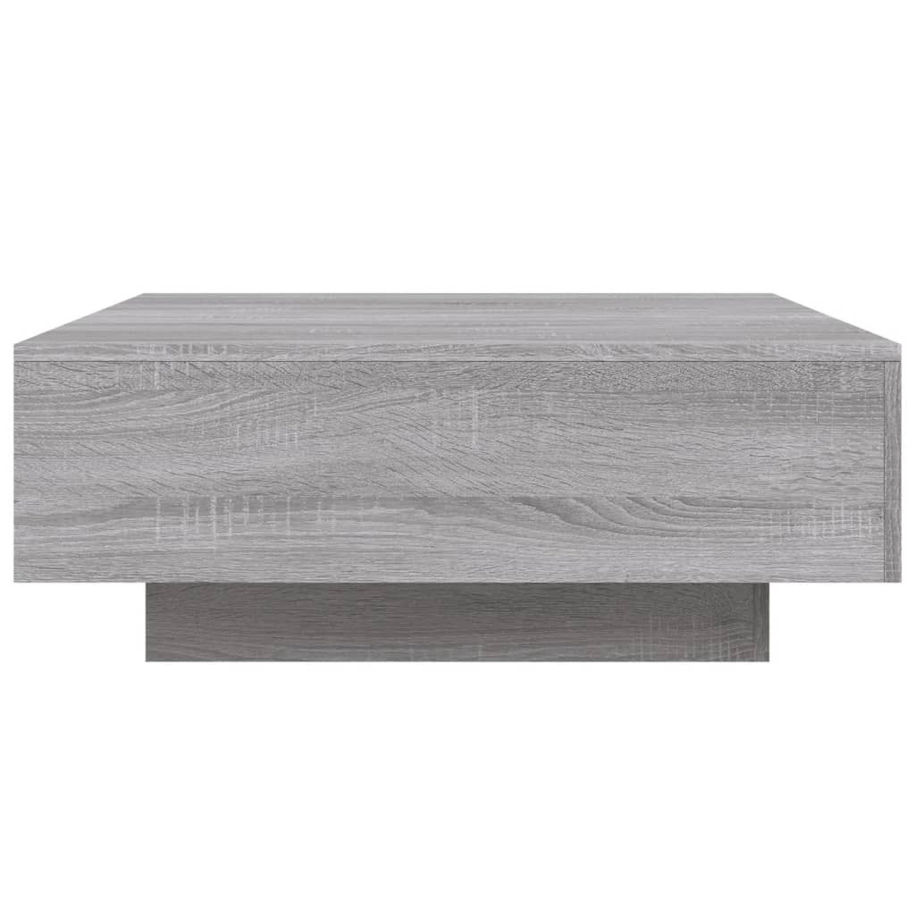 Table basse sonoma gris 80x80x31 cm bois d'ingénierie Tables basses vidaXL   