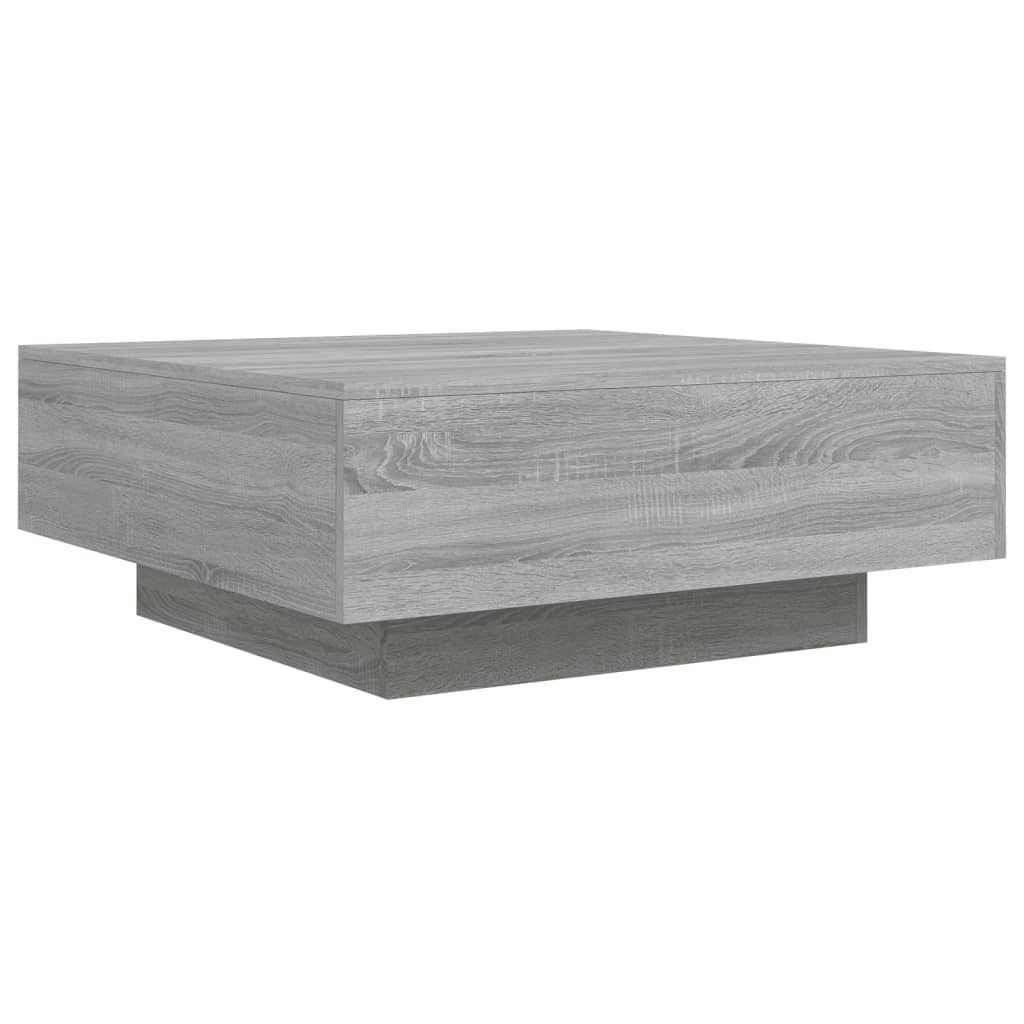 Table basse sonoma gris 80x80x31 cm bois d'ingénierie Tables basses vidaXL   