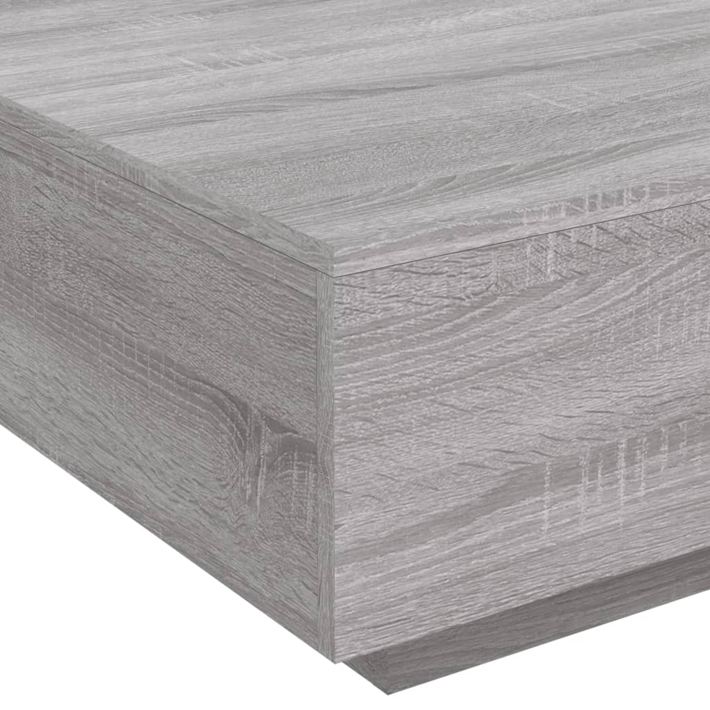 Table basse sonoma gris 80x80x31 cm bois d'ingénierie Tables basses vidaXL   