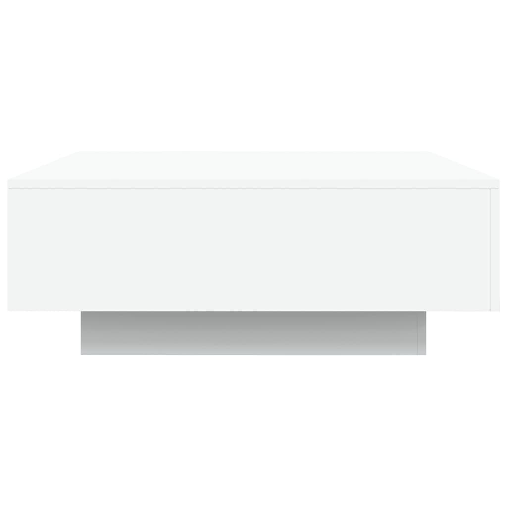 Table basse avec lumières LED blanc 80x80x31 cm Tables basses vidaXL   